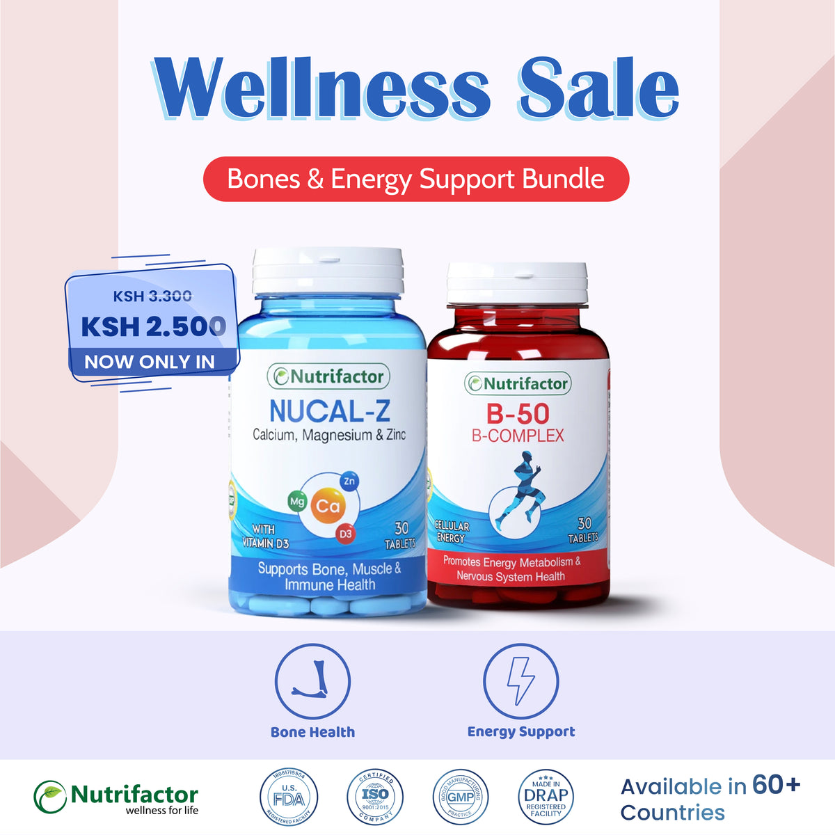 Bones & Energy Support Bundle | Wellness Sale